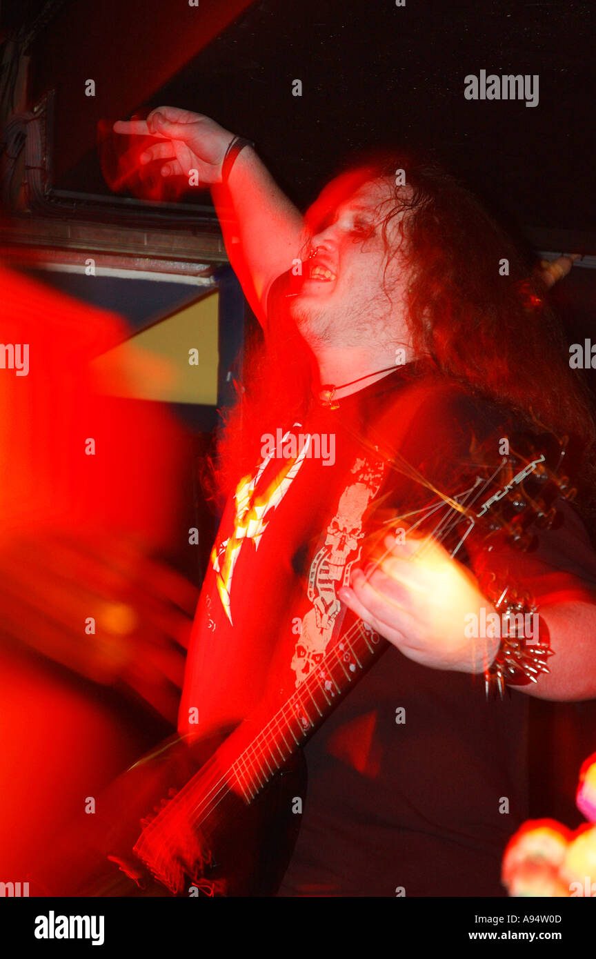 guitarist with Mythology goth rock brisbane Australia dsc 5283 Stock Photo Alamy