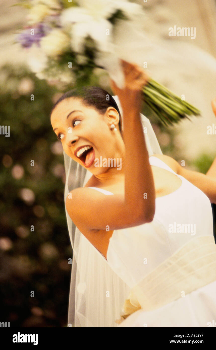 Black bride bouquet hires stock photography and images Alamy