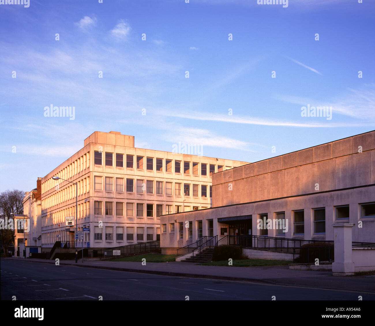 The old Magistrates Court Leamington Spa, which was demolished to make