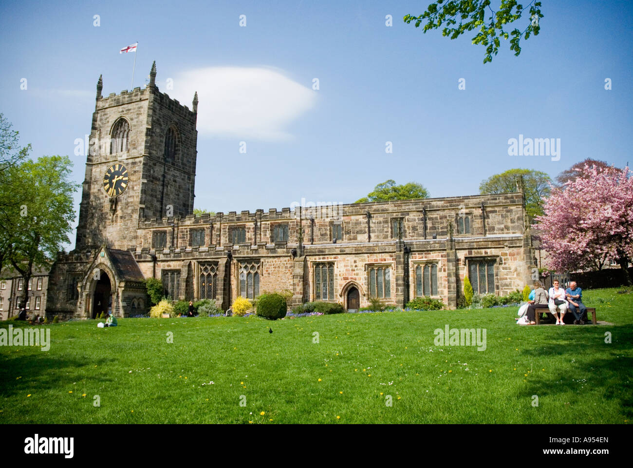 Holy Trinity Church Skipton North Yorkshire Stock Photo