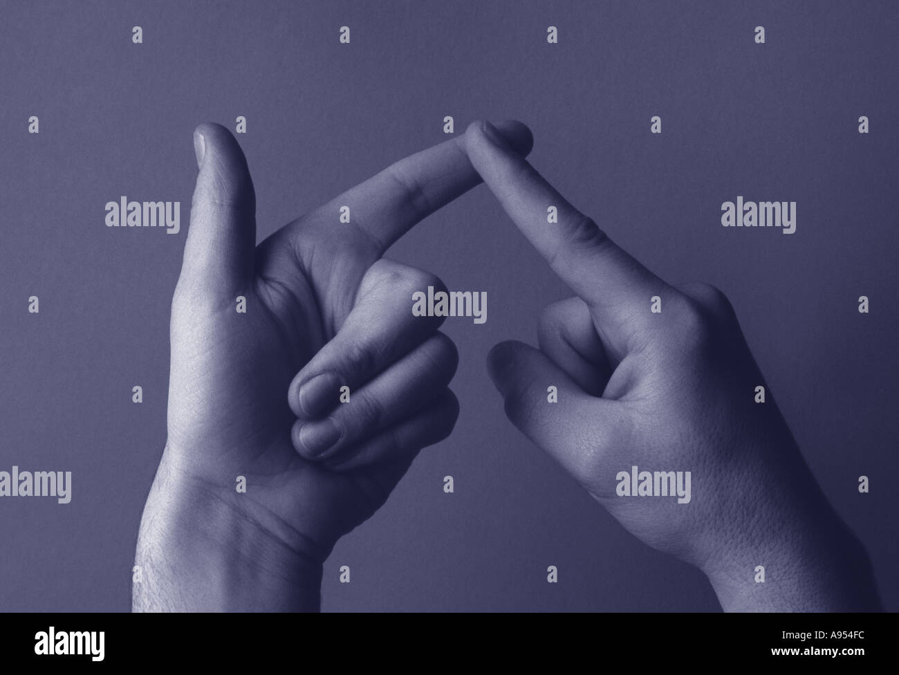 Hand counting on fingers Stock Photo - Alamy