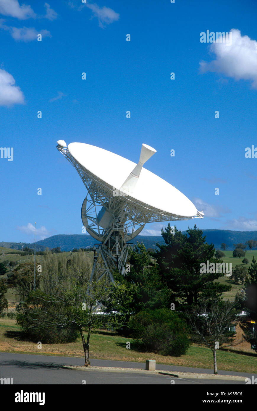 Satellite dish at Parkes Observatory, Canberra Australia Stock Photo