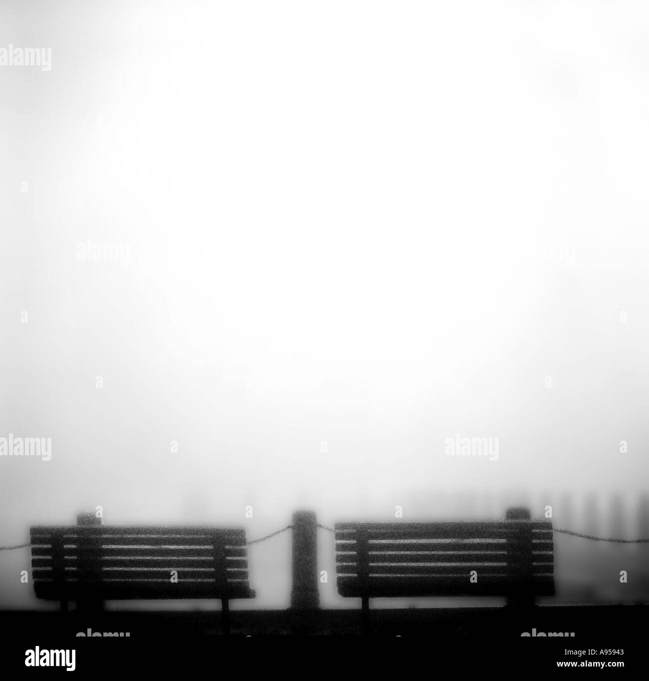 Landscape image view fog Black and White Stock Photos & Images - Alamy