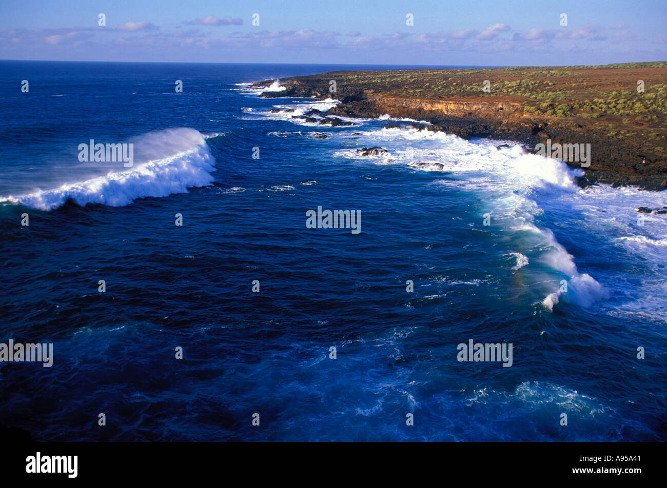 Atlantic Ocean. Waves. Tenerife Island. Canary Islands. Spain Stock Photo