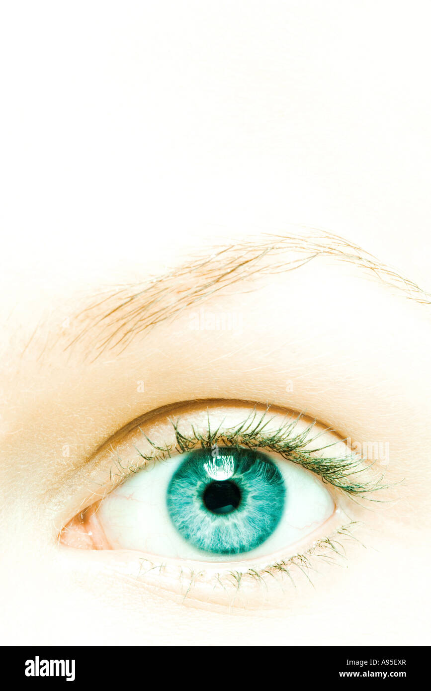 Women eye close up eyes wide hi-res stock photography and images - Alamy