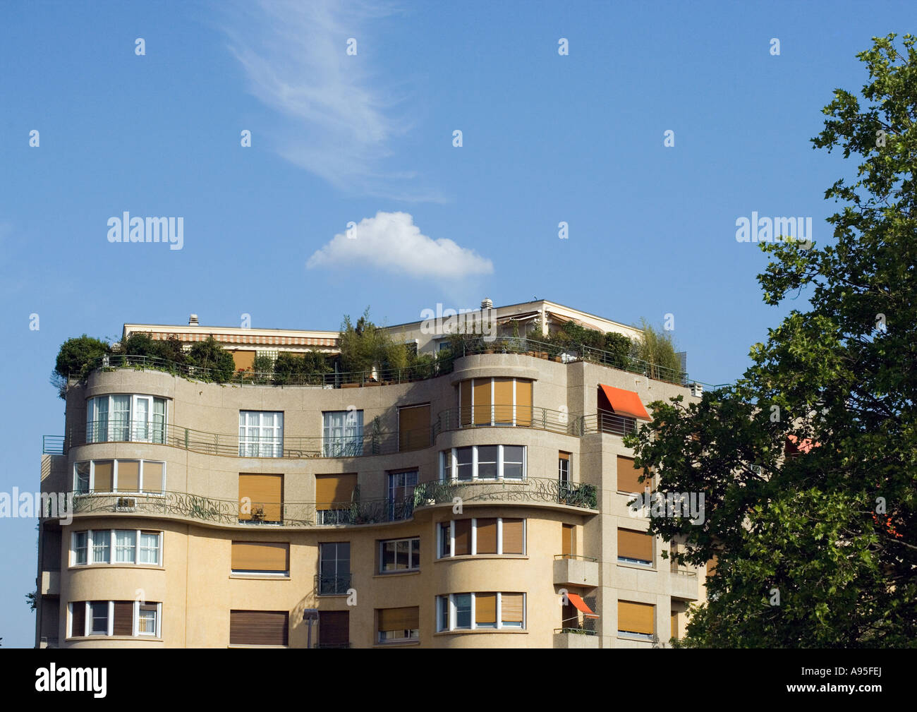 Paris, France, apartment building Stock Photo Alamy