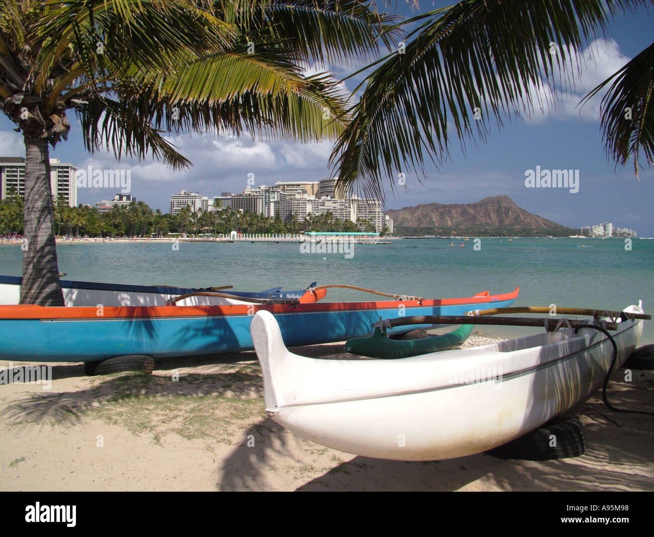 Hawai oahu honolulu diamond head hi-res stock photography and images ...
