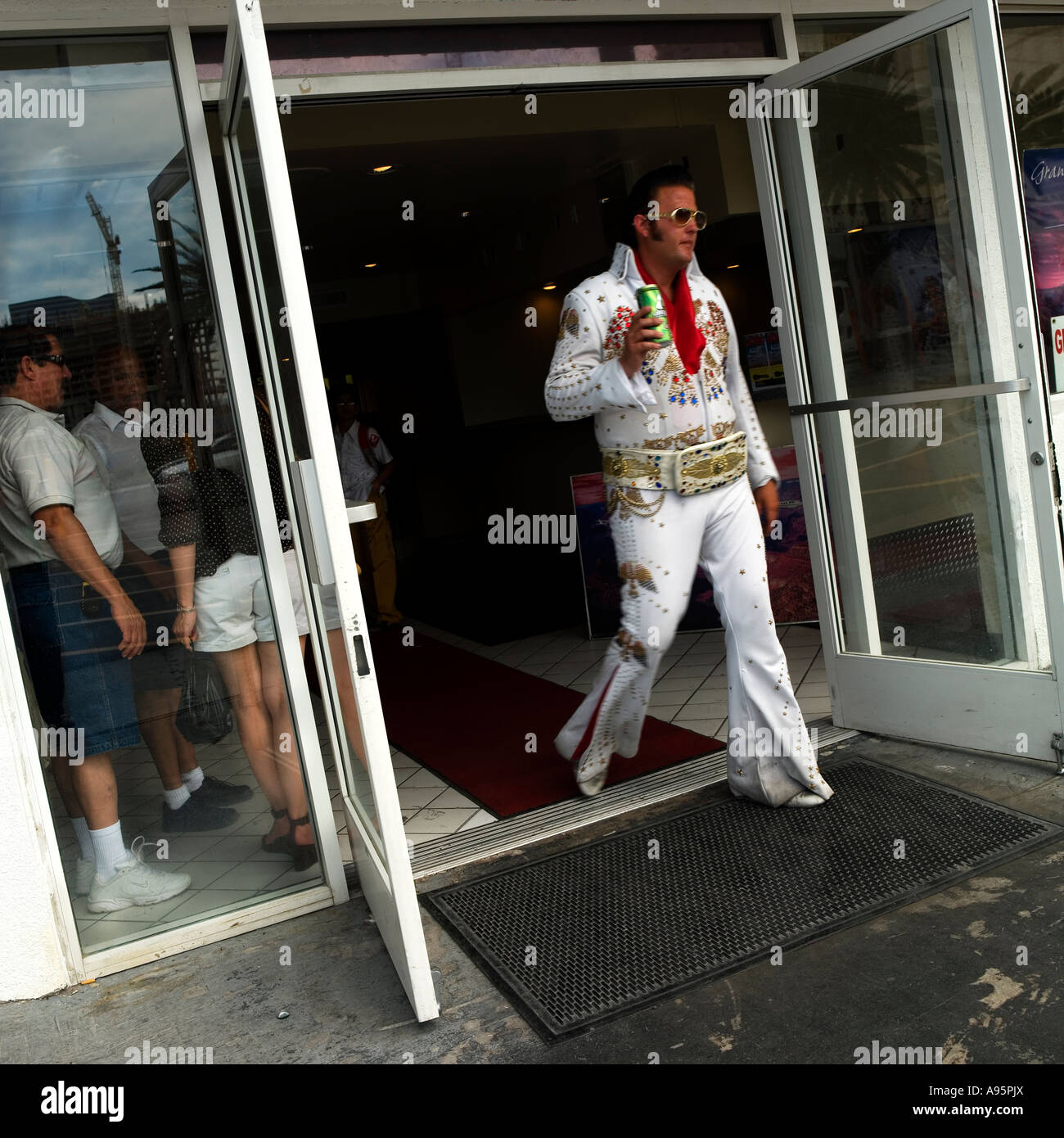 2007 Elvis has left the building Stock Photo