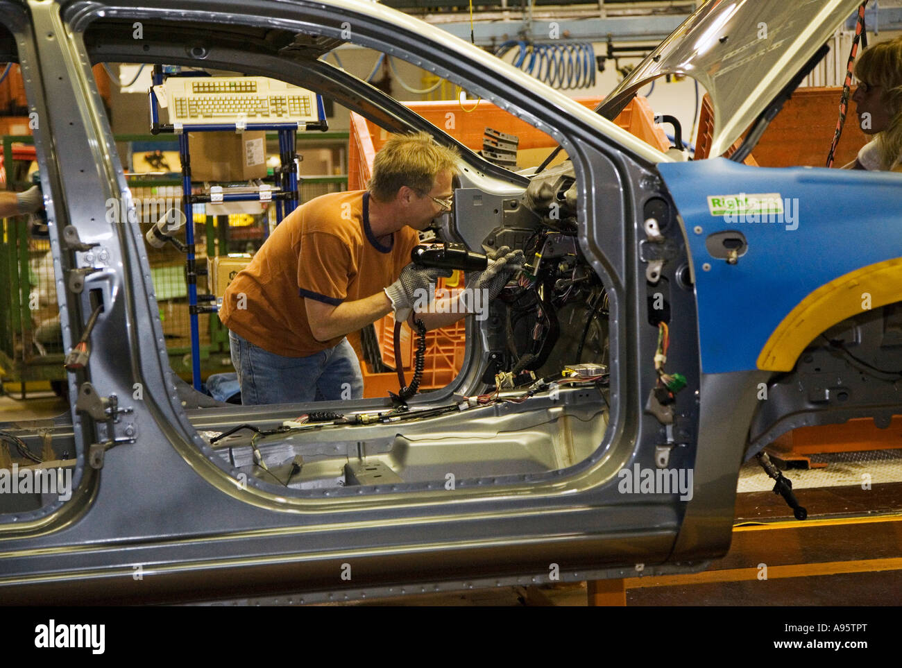 Auto Assembly Plant Stock Photo Alamy