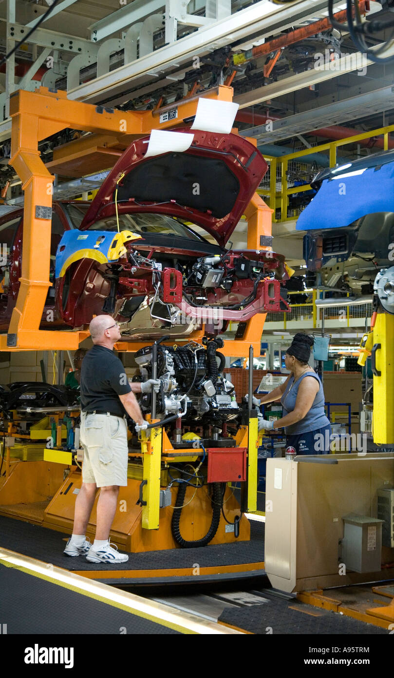 Auto Assembly Plant Stock Photo Alamy