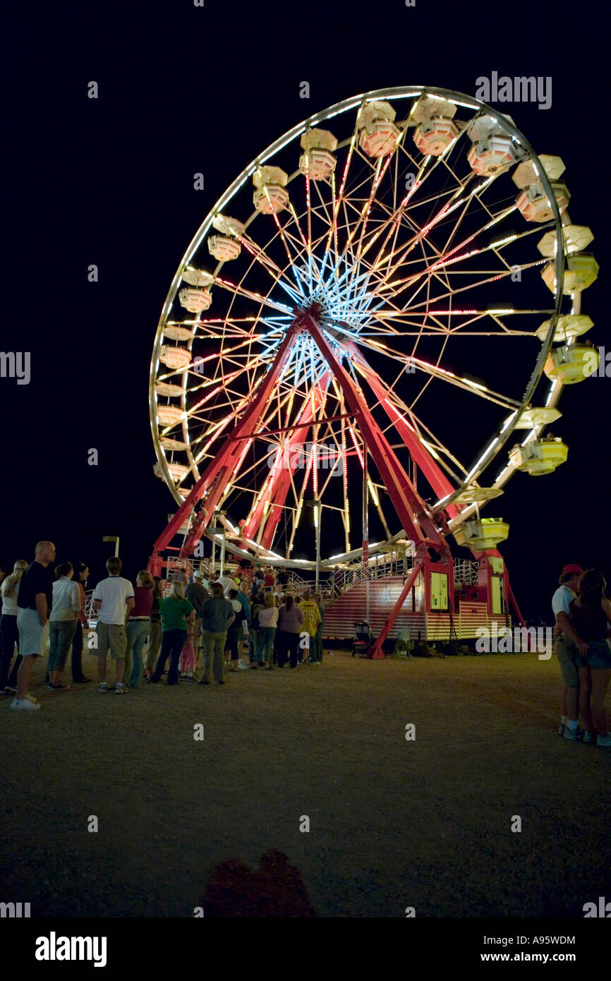 Ferris Wheel ride at Larimer County Fair Colorado Stock Photo Alamy