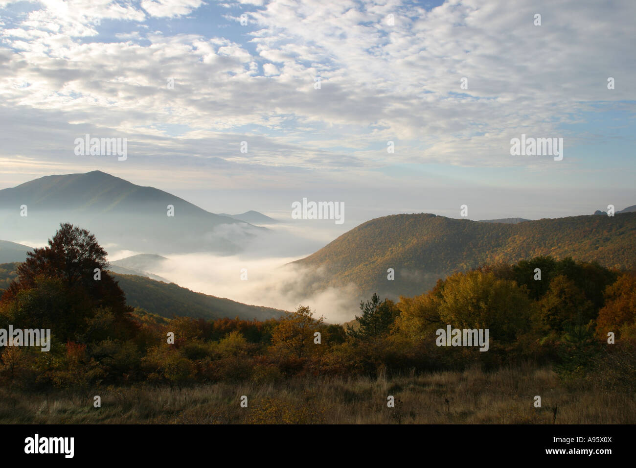 Autumn Landscapein Balkan Mountine   Bulgaria Stock Photo - Alamy