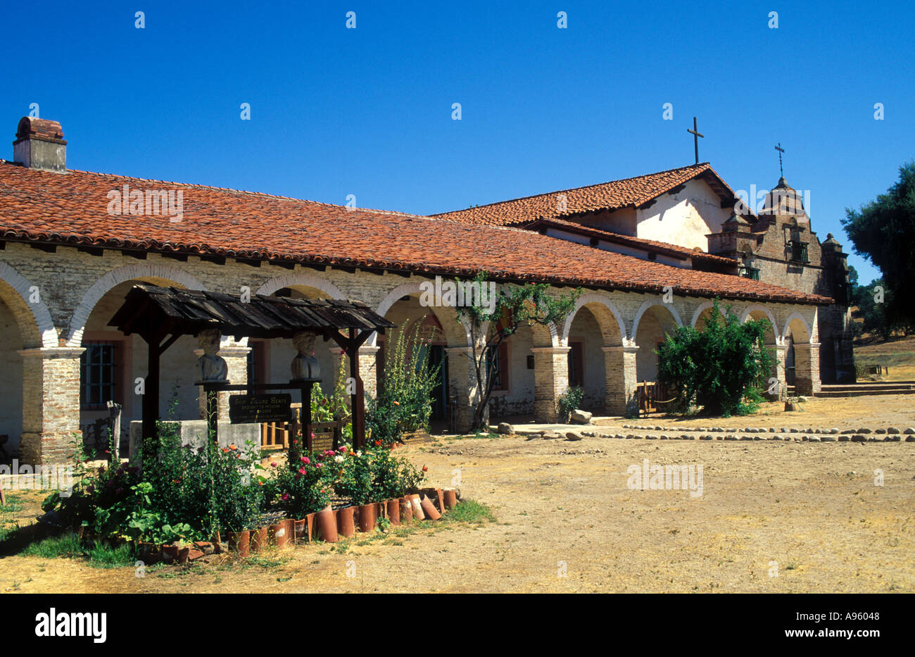 California Central Coast Mission San Antonio De Padua 1771 1845 Stock 
