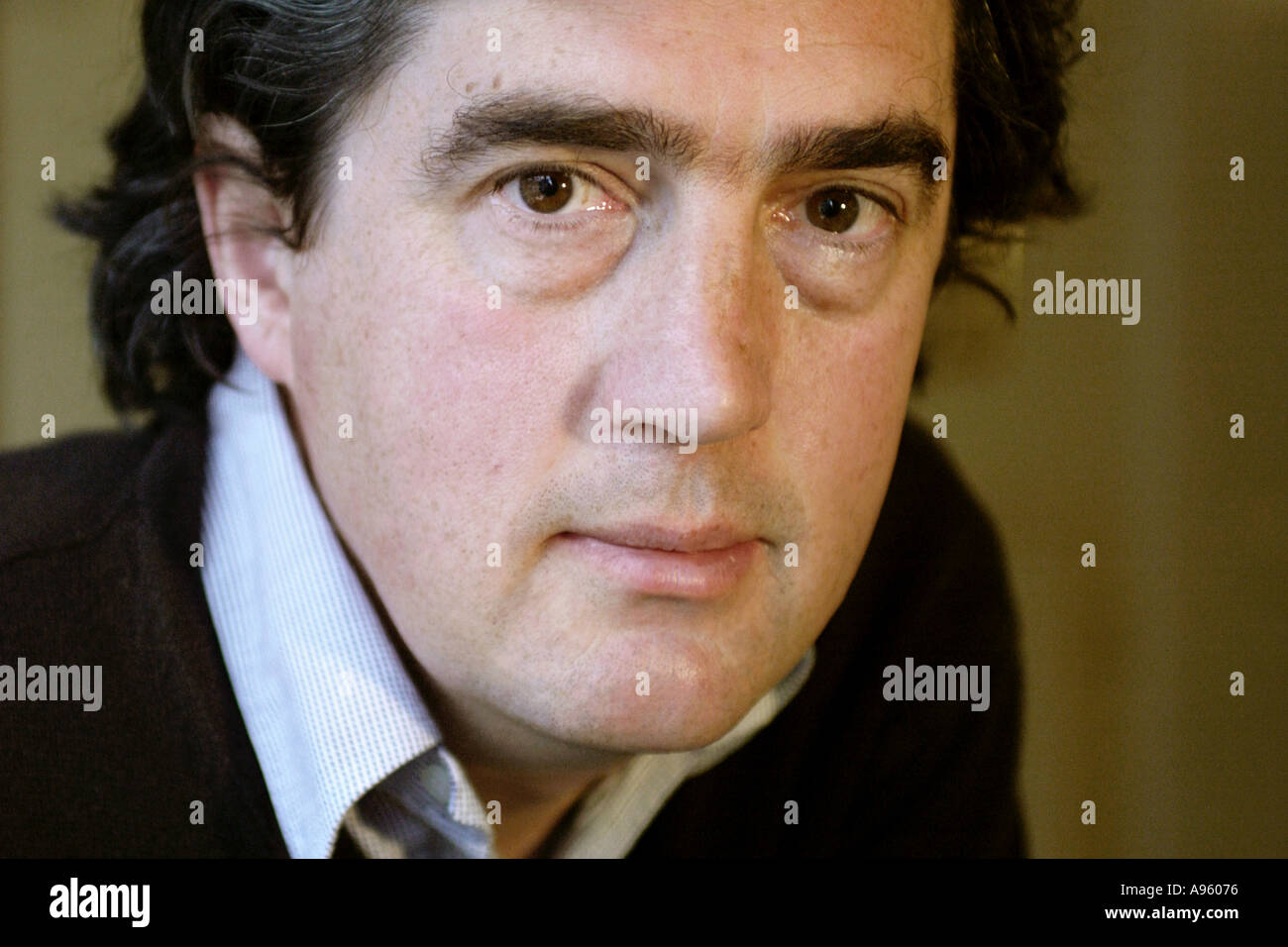 Sebastian Barry Irish playwright, novelist & poet pictured at Hay Festival 2002 Stock Photo