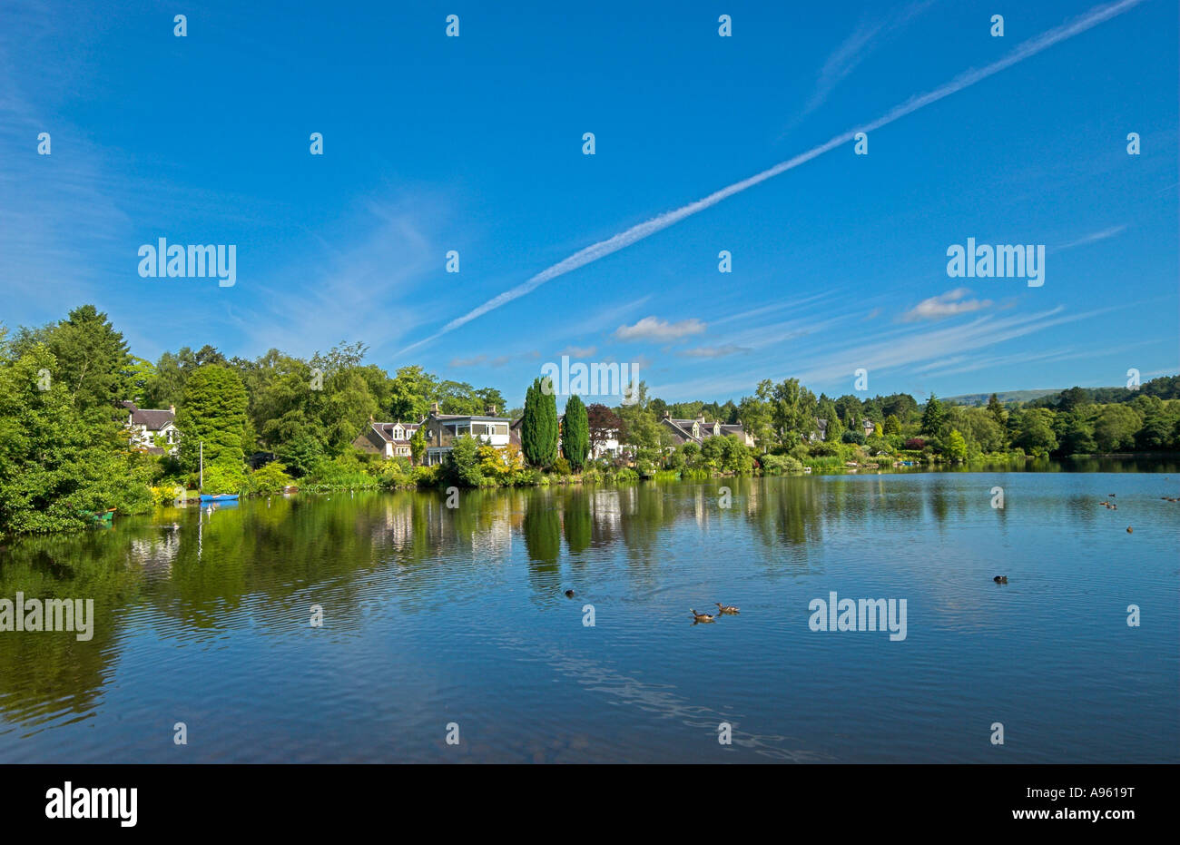 Tannoch Loch Milngavie East Dunbartonshire Stock Photo Alamy
