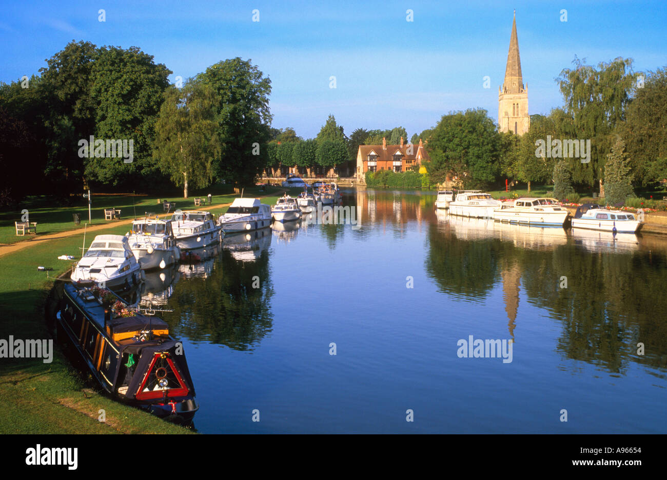 View of Thames from Abingdon England 1 Stock Photo Alamy