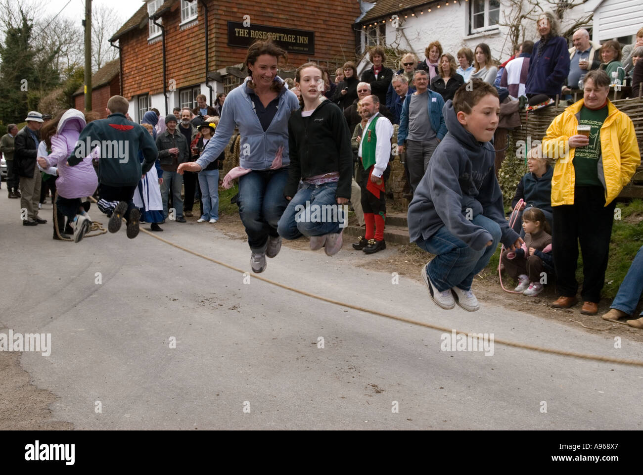 Good Friday skipping Easter The Rose Cottage Inn Alciston Sussex