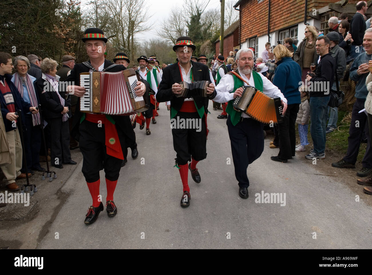 Chanctonbury Morris Men Easter Good Friday The Rose Cottage Inn