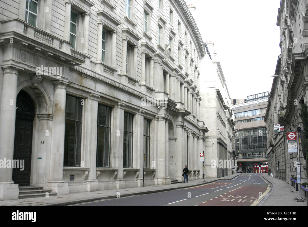 threadneedle street.city of london.uk.2006 Stock Photo Alamy