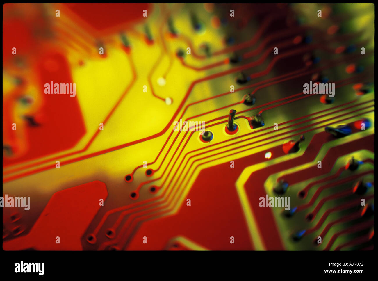 Detail of computer component Stock Photo Alamy