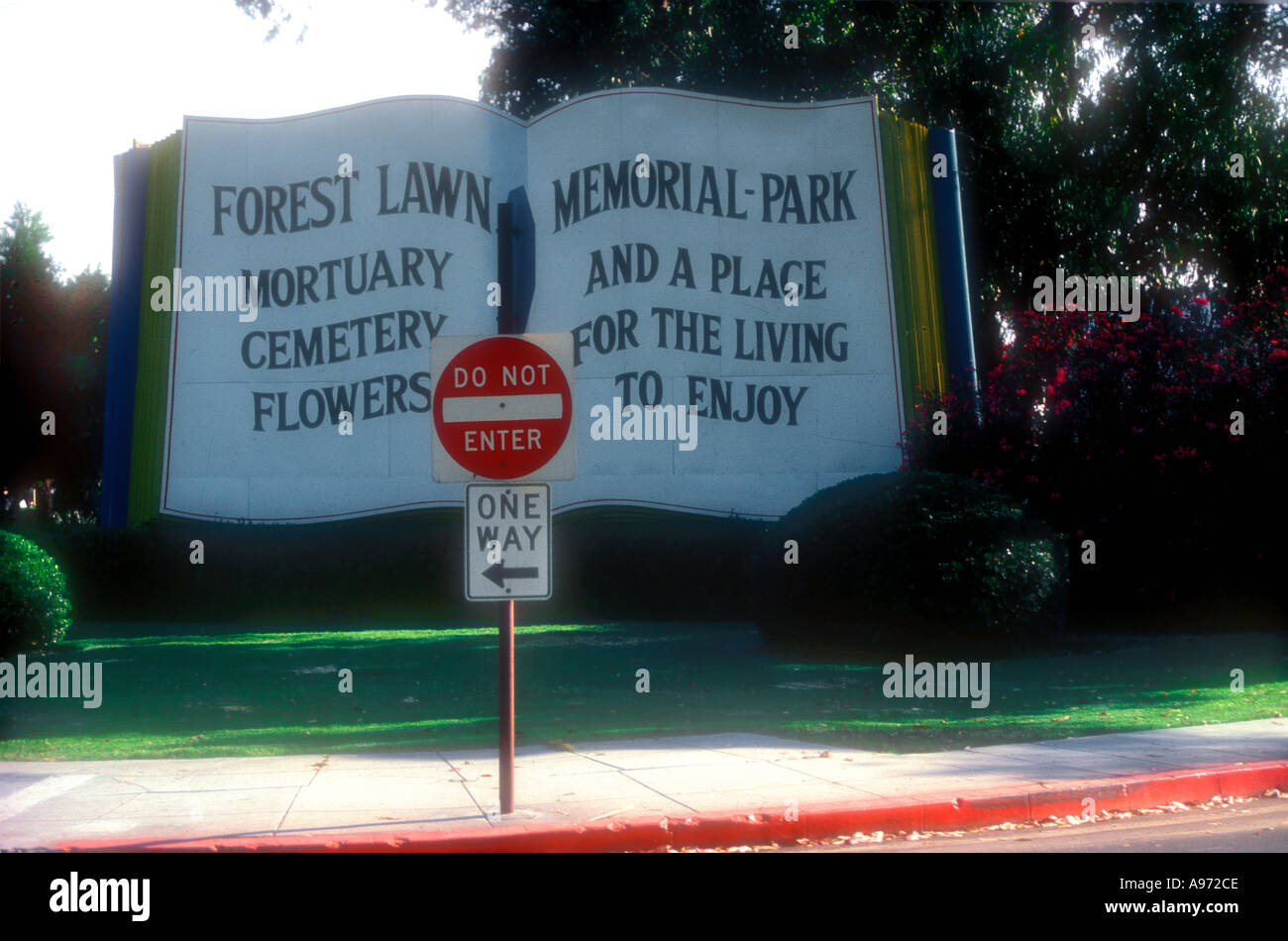 Forest Lawns Mortuary and Funeral Home Los Angeles California USA Stock