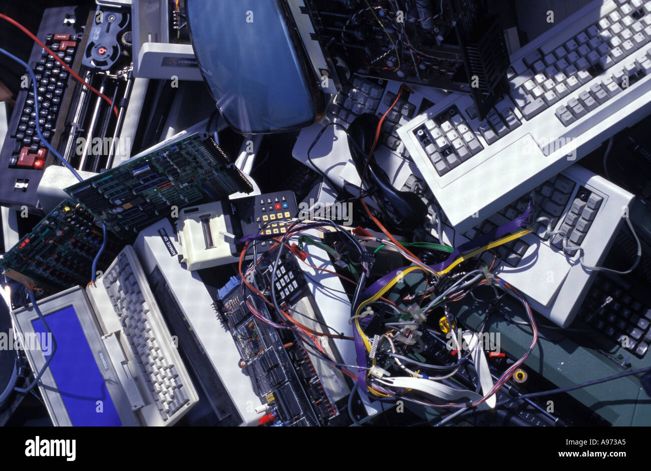 Electronic circuit board waste hi-res stock photography and images - Alamy