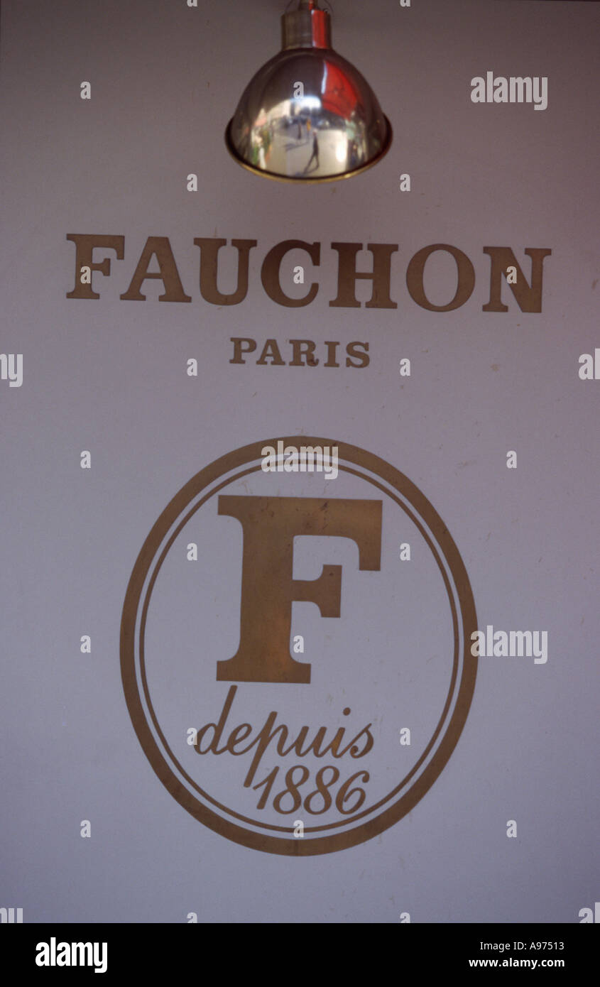 Fauchon famous shop in Paris France Stock Photo Alamy