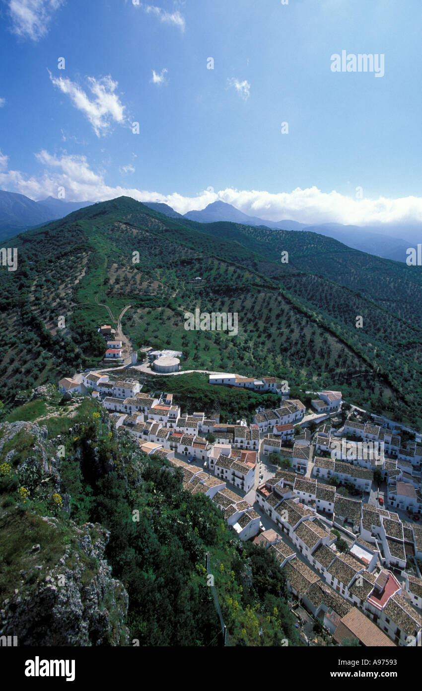 Zahara de la Sierra Andalusia Spain Stock Photo - Alamy