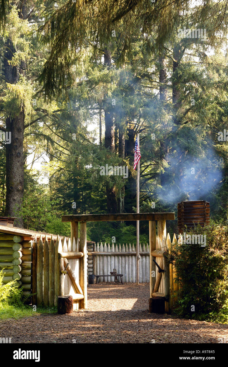 Lewis and Clark Fort Clatsop National Memorial near Astoria Oregon