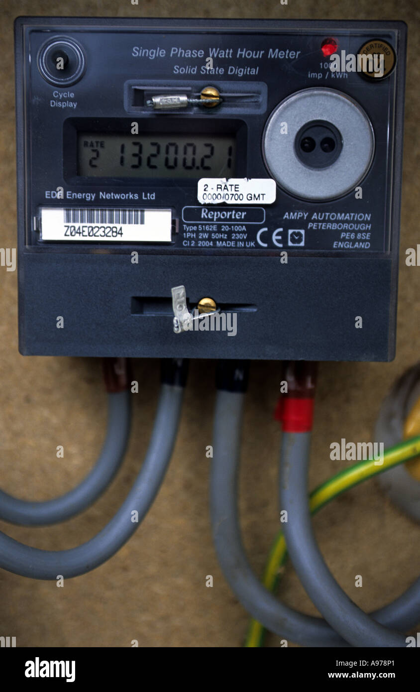Electric Meter Uk Stock Photos & Electric Meter Uk Stock Images Alamy