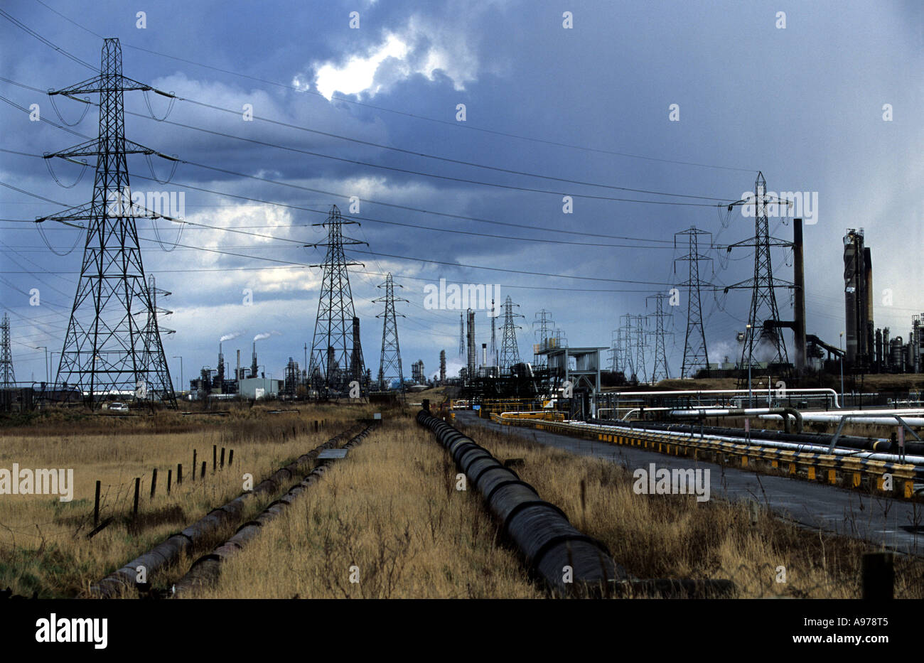 Petroplus oil refinery, Wilton, Middlesbrough, Cleveland, UK Stock Photo 7013764 Alamy
