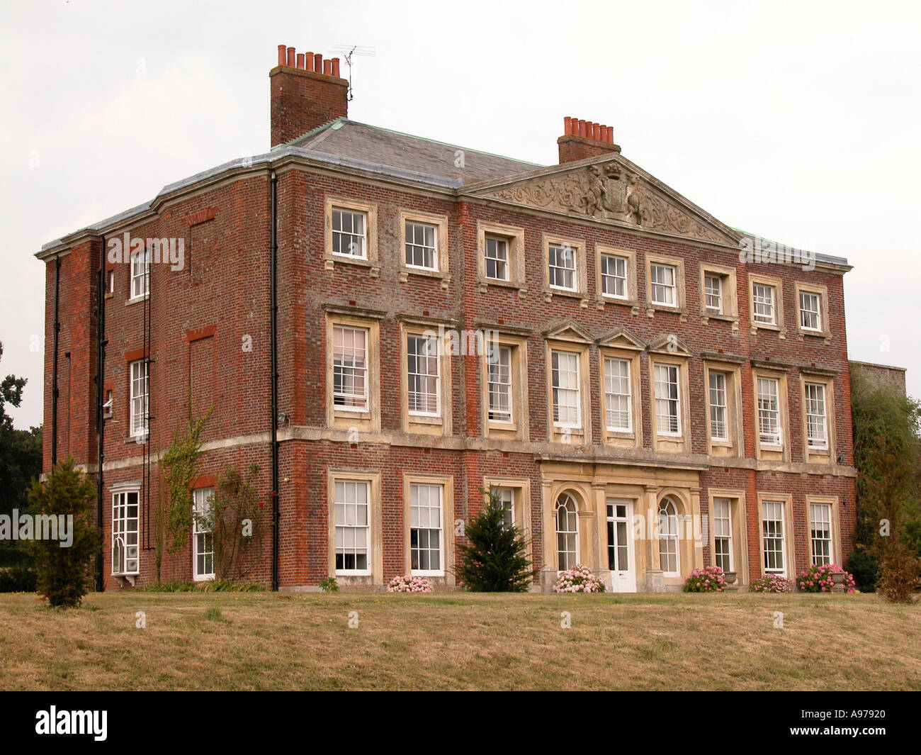 Mansion House at Goodnestone Park Gardens Kent England Stock Photo Alamy