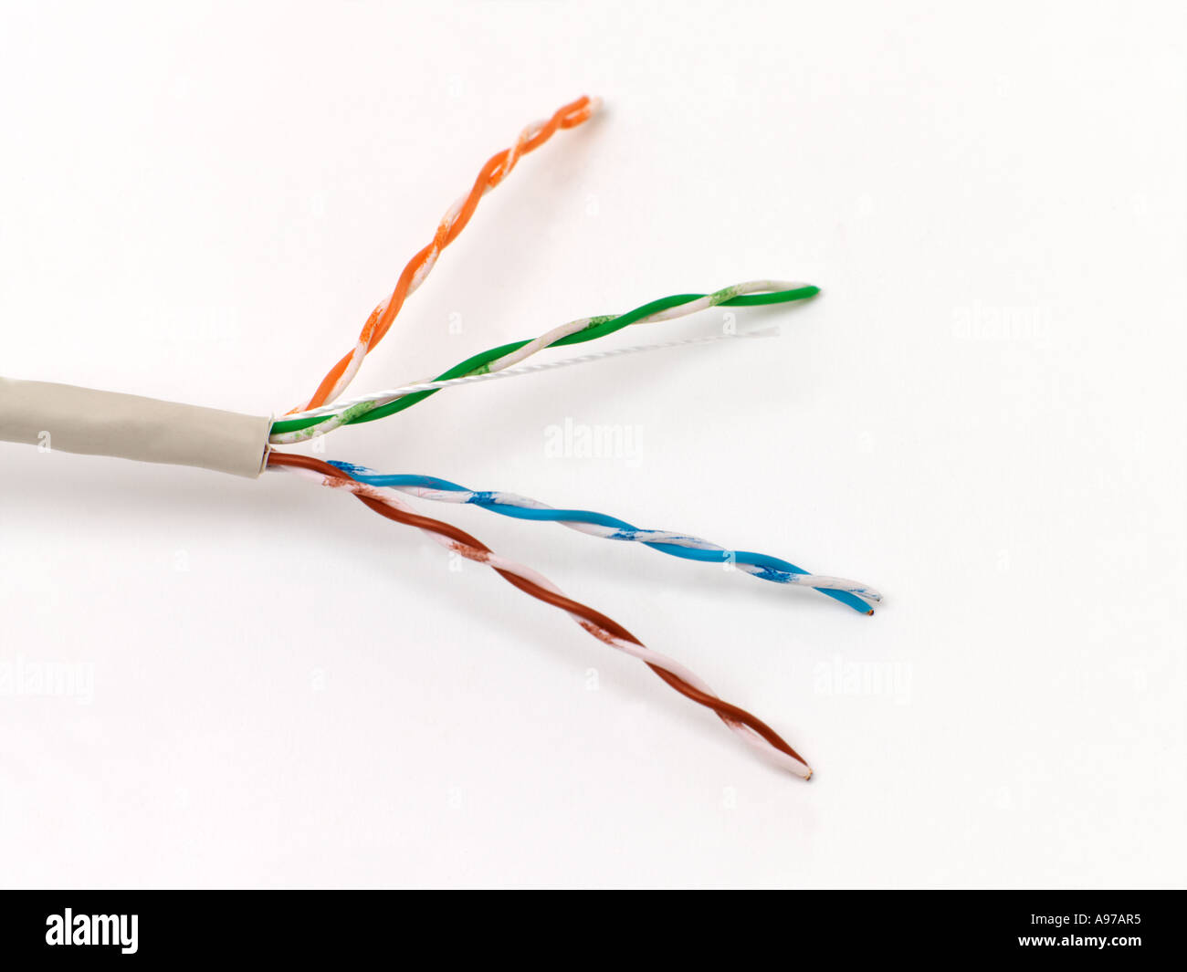 Twisted pair hi-res stock photography and images - Alamy