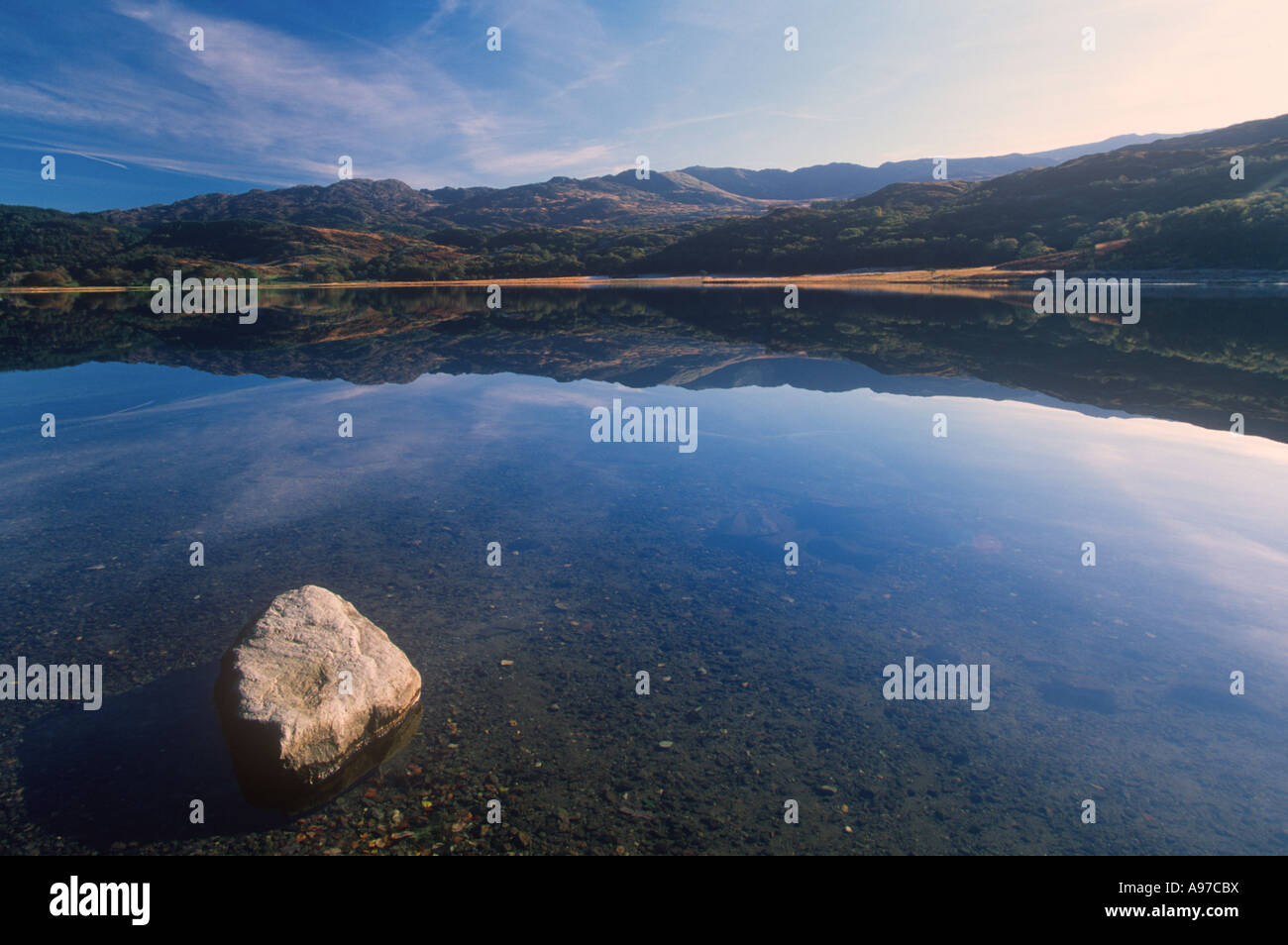 Llyn Gwynant Snowdonia Stock Photo