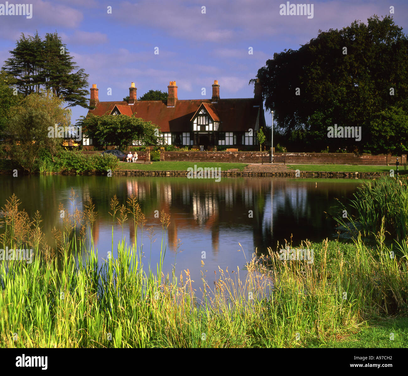 The Pit and Dixon Cottages in Summer, Village of Christleton, Near