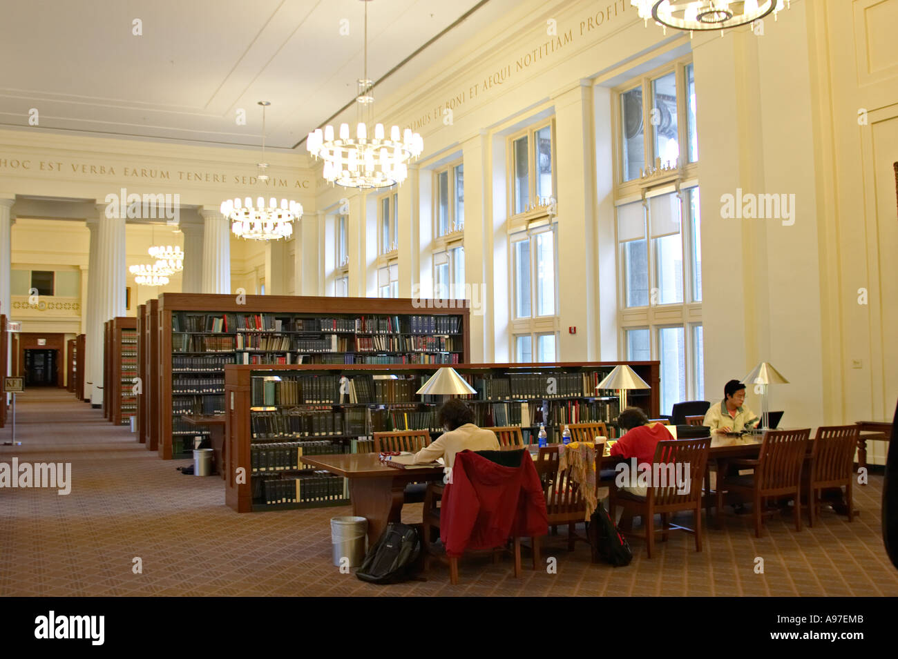 Harvard Library Reading Room