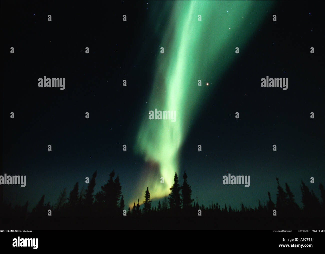 Northern Lights Aurora borealis Canada Stock Photo Alamy