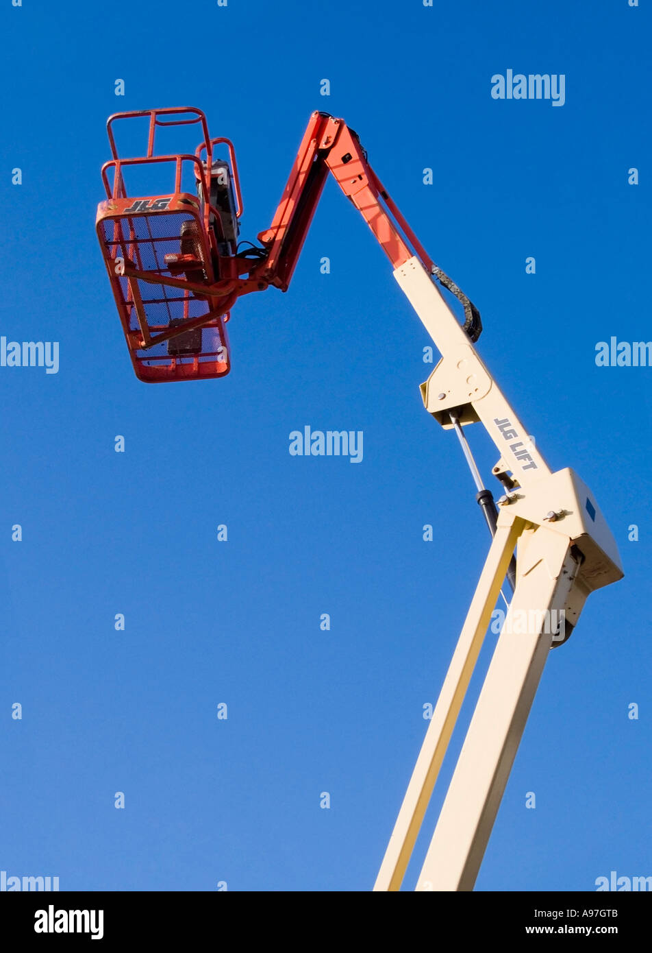 Hydraulic Crane Lift Stock Photo Alamy