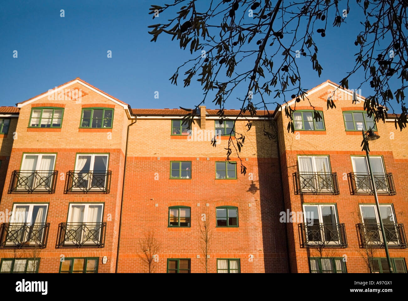 Modern Apartments, Enfield Island Village Stock Photo Alamy