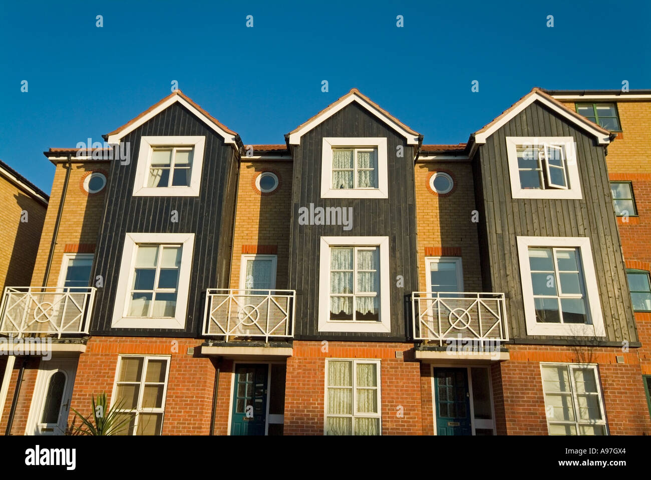 Modern Apartments, Enfield Island Village Stock Photo Alamy