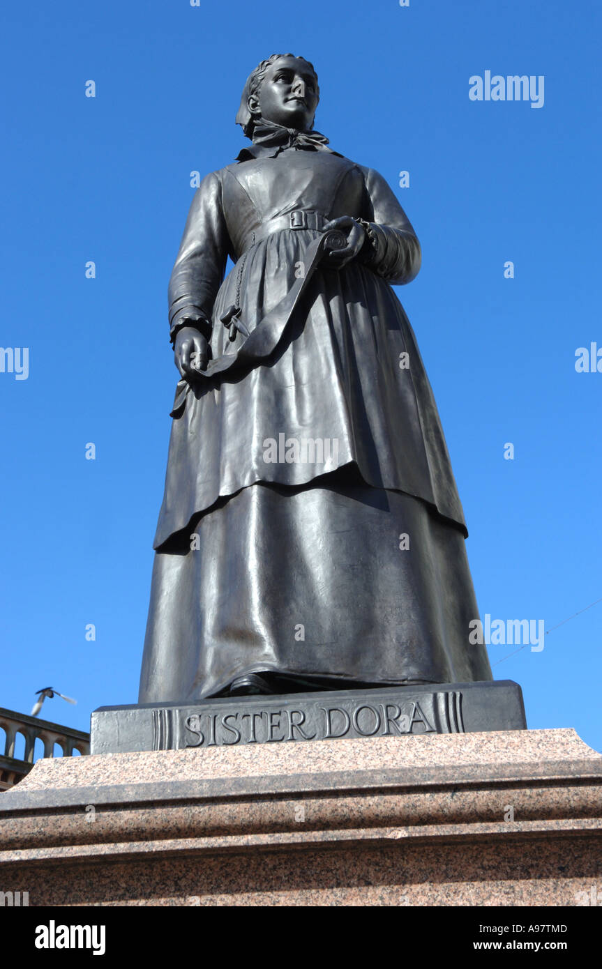 Sister Dora statue Walsall West Midlands Stock Photo