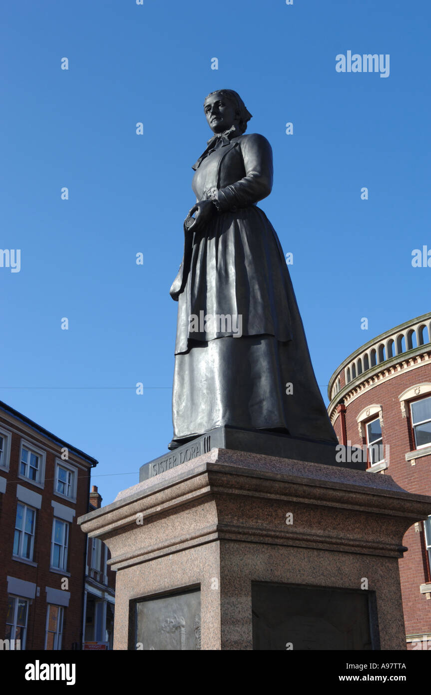 The Sister Dora statue Walsall West Midlands Stock Photo