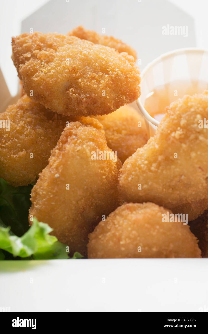 Chicken Nuggets with sweet and sour sauce to take away FoodCollection