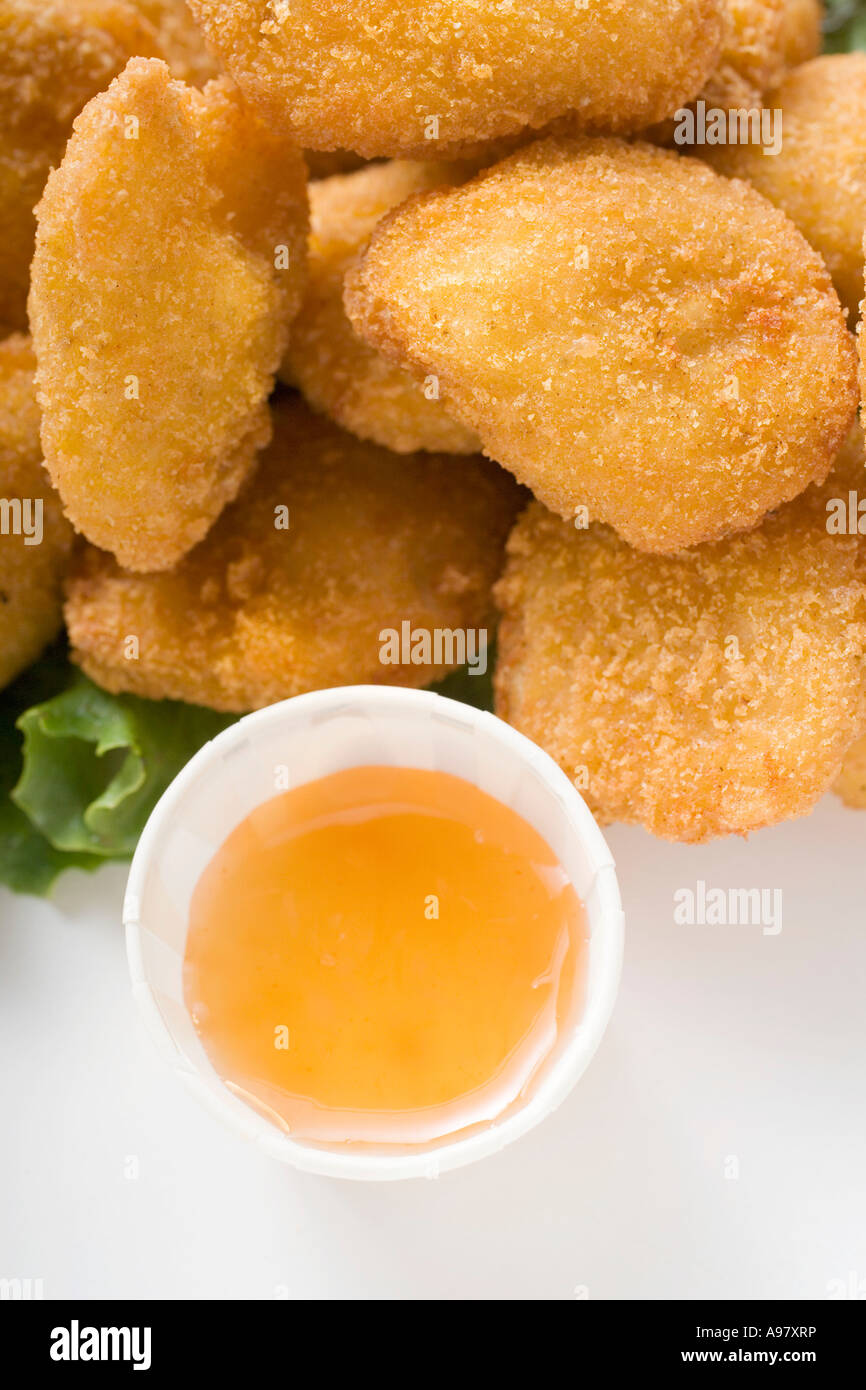 Chicken Nuggets with sweet and sour sauce to take away FoodCollection