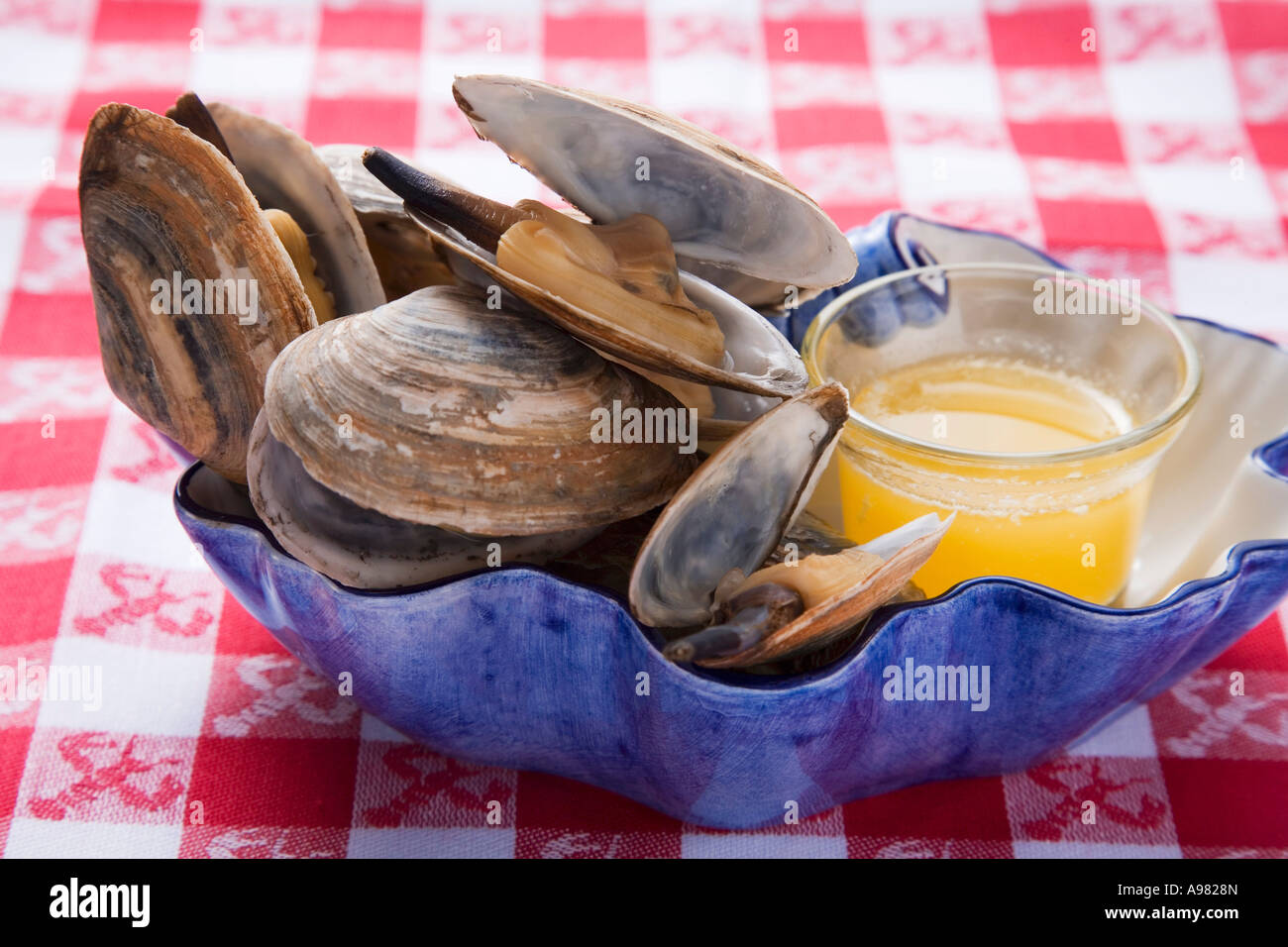 Clams with butter FoodCollection Stock Photo Alamy