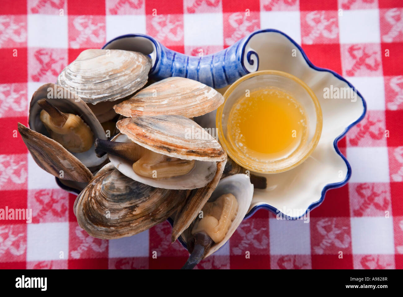 Clams with butter FoodCollection Stock Photo Alamy
