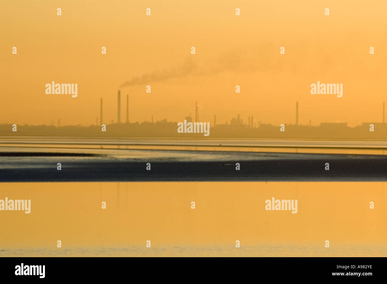 Chemicals polluting the air in Cheshire Stock Photo
