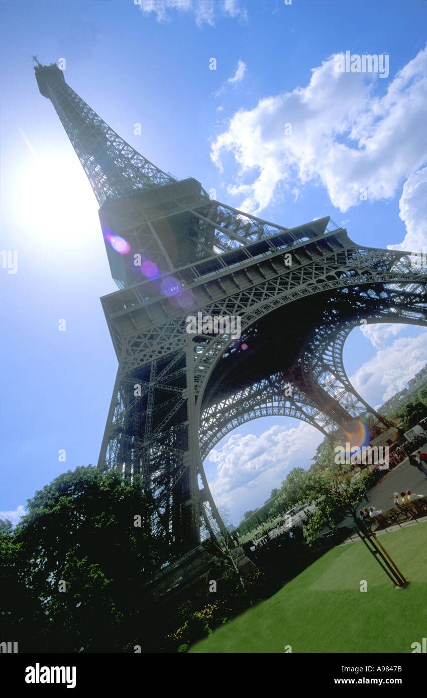 "Eiffel Tower" an icon of Parisian life Paris France Europe Stock Photo