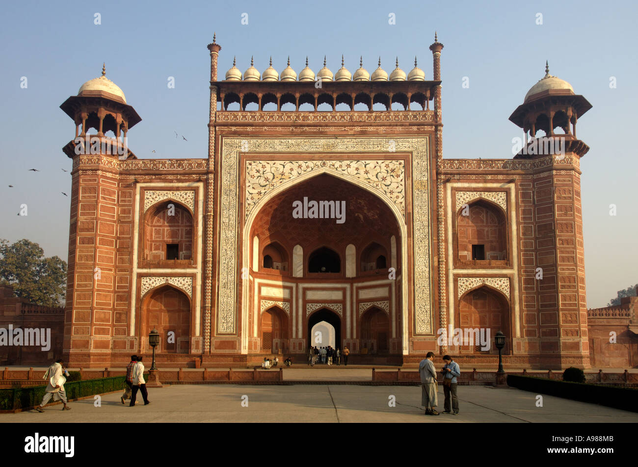 Taj Mahal in Agra, India stock photo. Image of love - 108954918