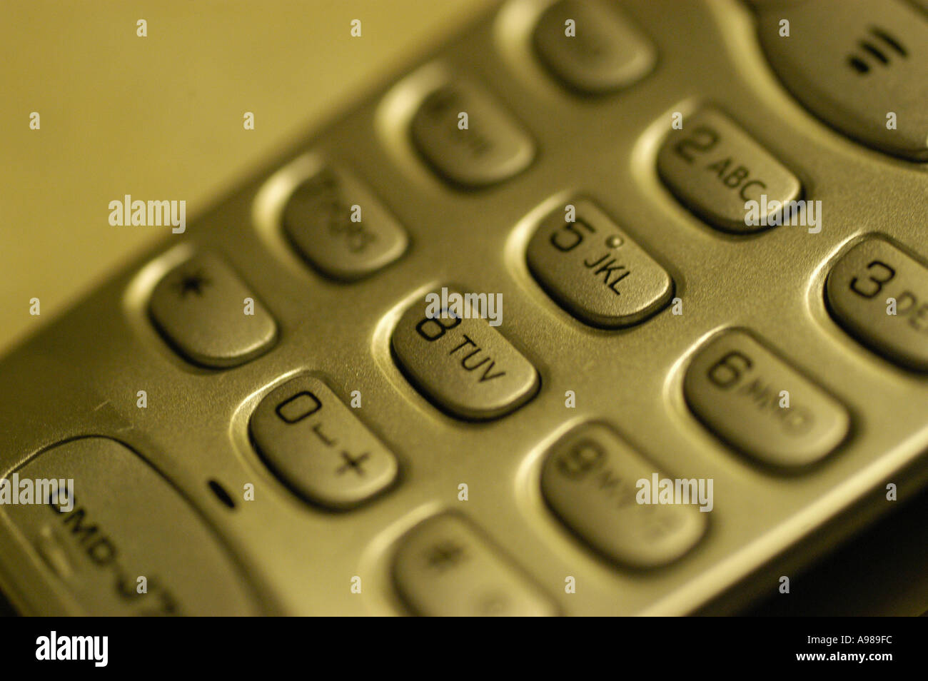 Mobile Phone Keypad Stock Photo Alamy